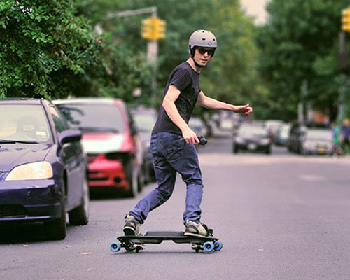 leiftech esnowboard LEIF lets skaters electrically carve up the pavement