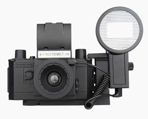 a flash enabled konstruktor F DIY SLR camera by lomography