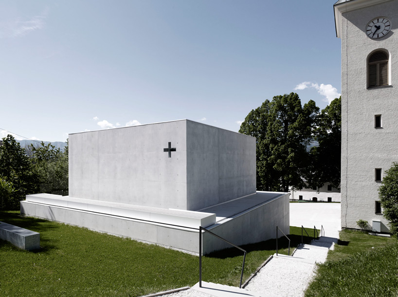 marte marte composes concrete volumes for fresach diocesan museum