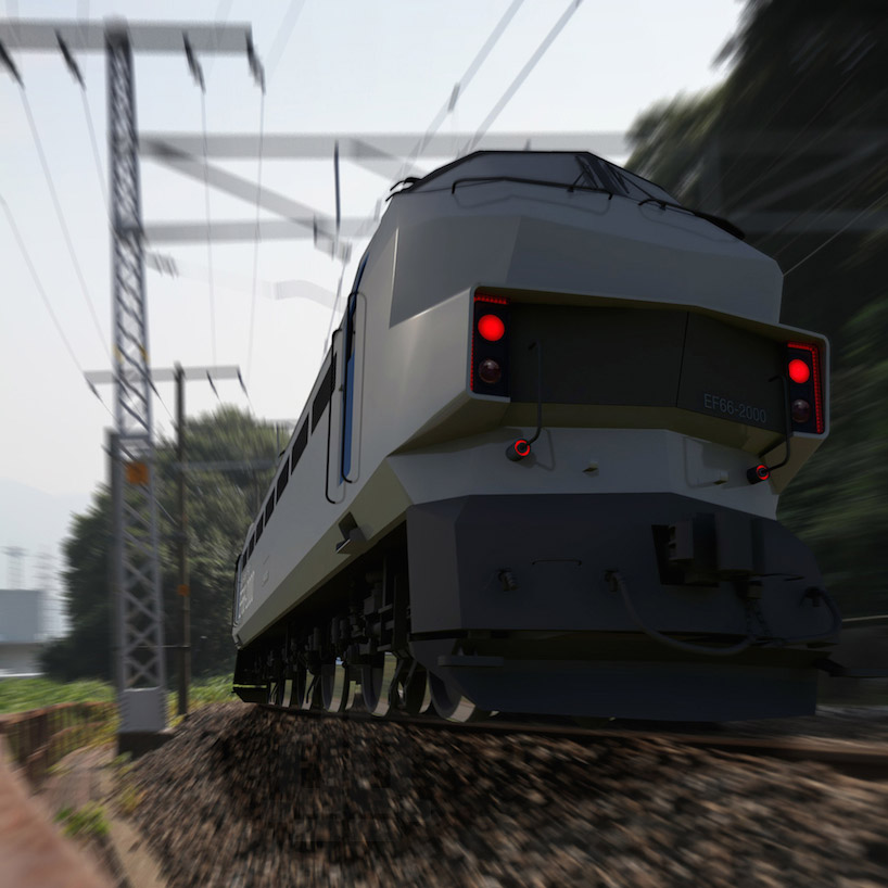 Masahiro Minami Experiments With Ef66 00 Electric Locomotive Design