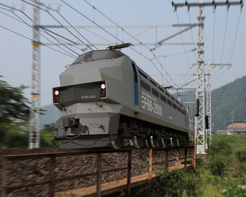 masahiro minami experiments with EF66-2000 electric locomotive design
