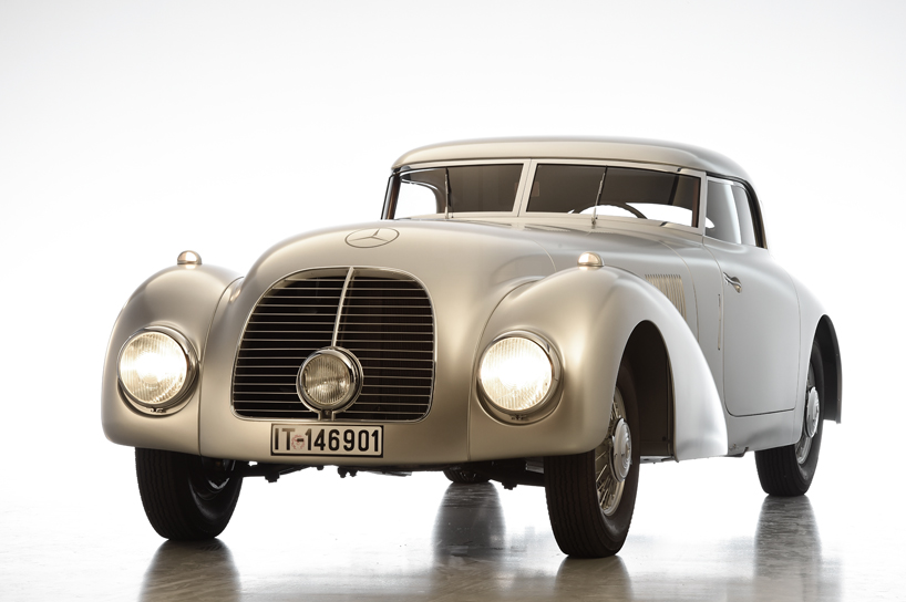mercedes-benz showcases the one-off 540 k streamliner at pebble beach
