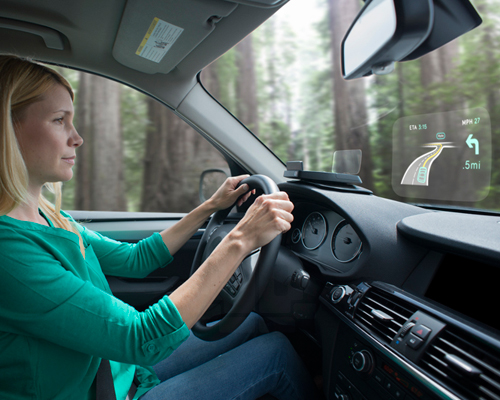 touch-less gestures enable drivers to control navdy technology