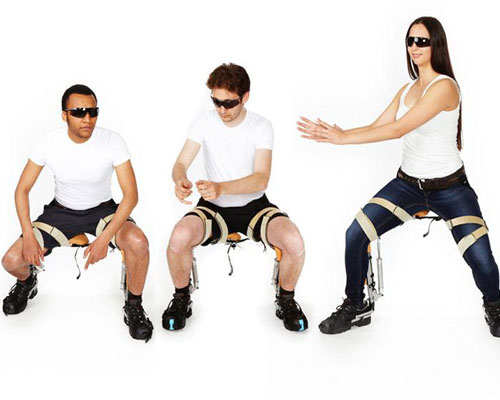 wearable noonee chairless chair improves workers' productivity