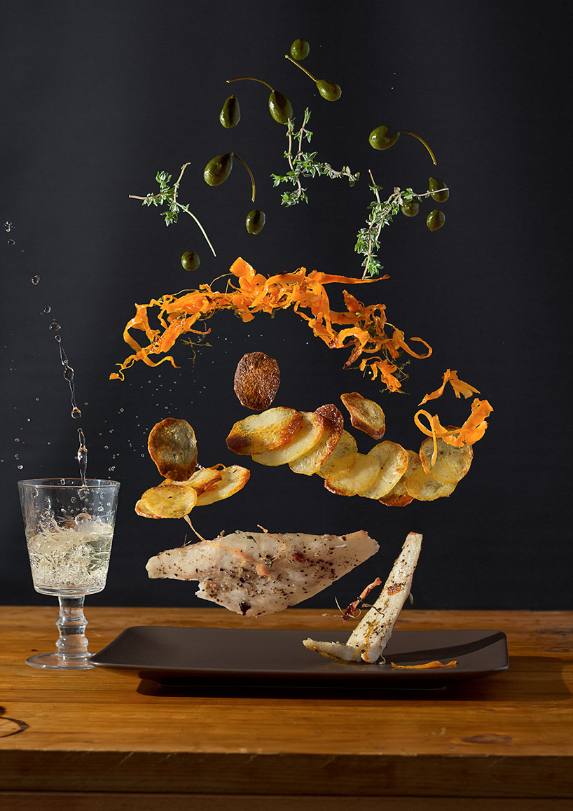 nora luther and pavel becker release recipes into mid-air