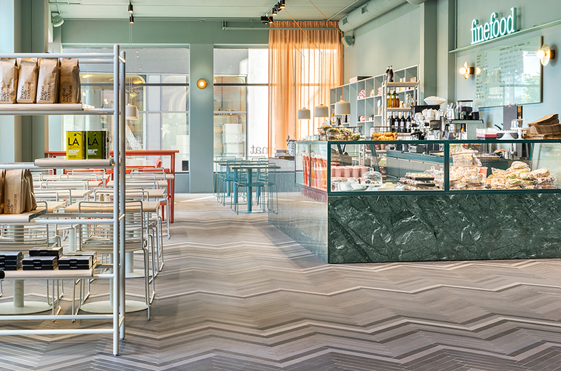 note design studio crafts interior for fine food bistro in stockholm