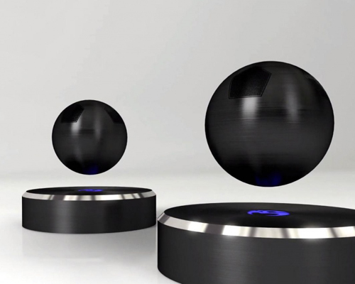OM audio develops OM/ONE, a levitating portable bluetooth speaker