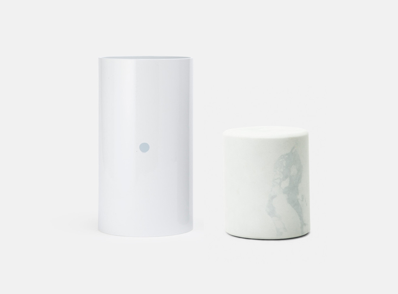 rich brilliant willing's white marble quart table lamp features a swiveling shade