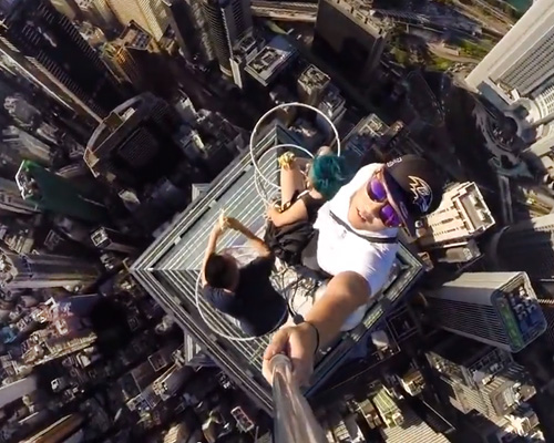 stomach-turning skyscraper selfie soars over hong kong skyline