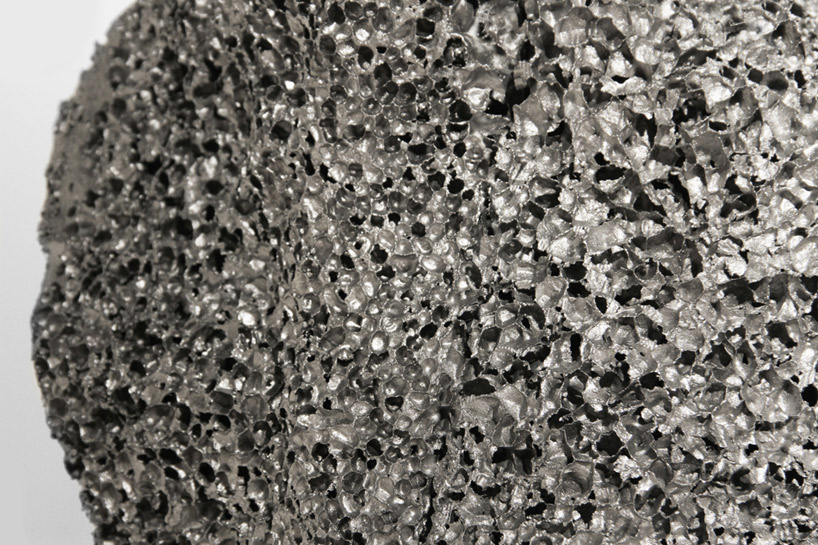 studio swine metallic geology cabinets designboom 