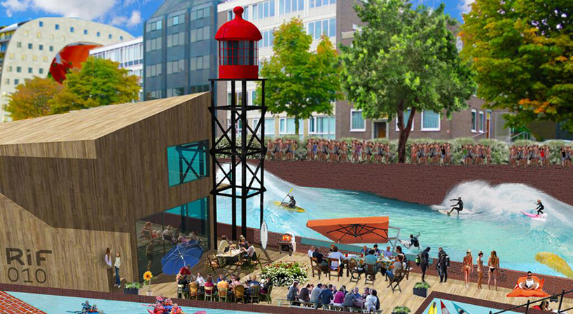 rotterdam to install barrelling wave-pool on the steigersgracht canal