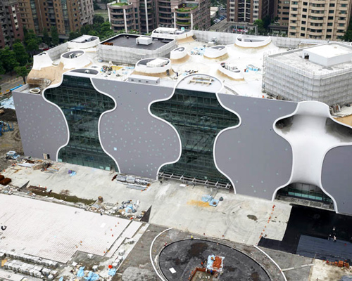 taichung metropolitan opera house by toyo ito takes shape
