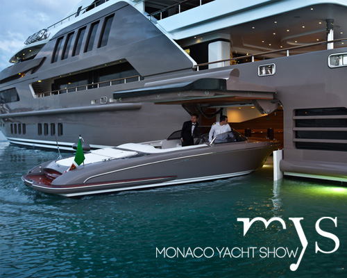 CRN mega yachts j'ade is world's first to feature a floating garage