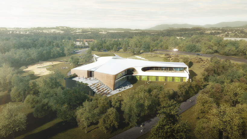 LAVA conceives Y-shaped bayreuth youth hostel in germany