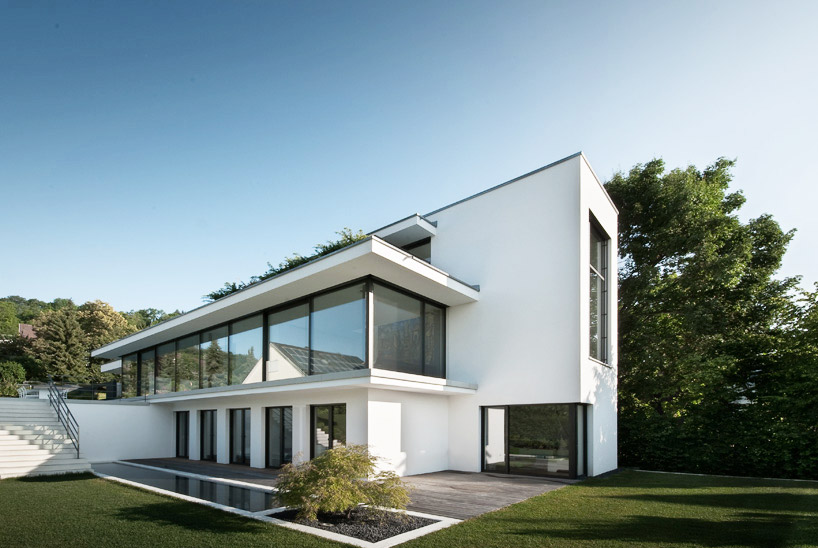 philipp architekten places study in white at the foot of the swabian alb