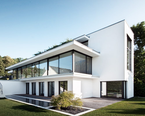 philipp architekten places study in white at the foot of the swabian alb