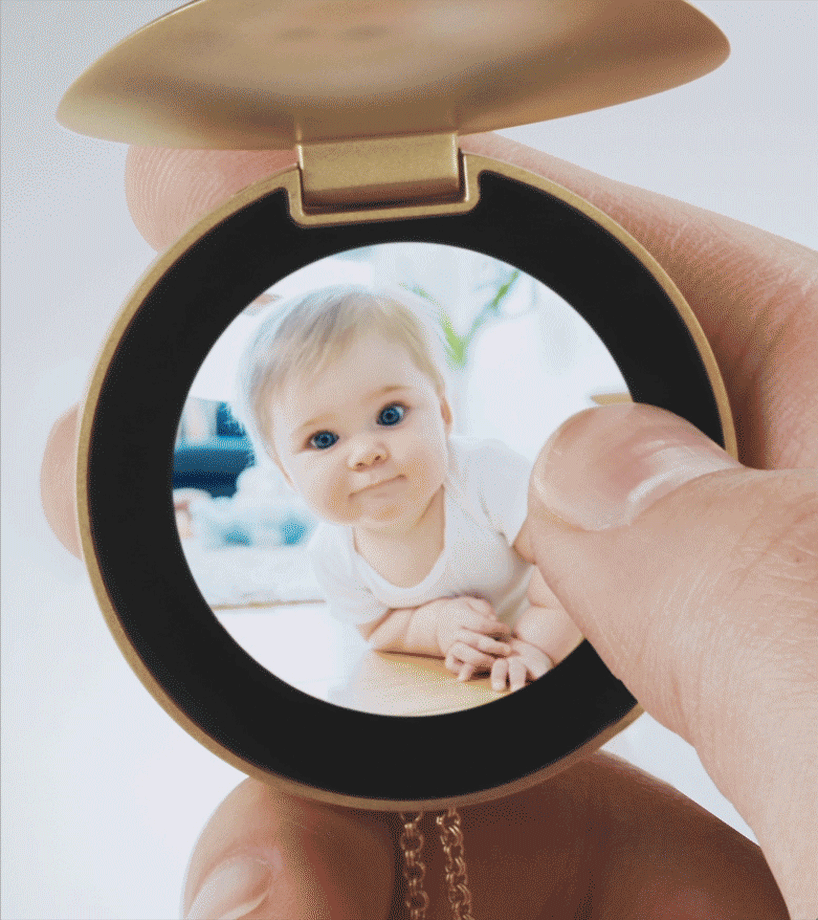 artefact purple locket uses a modern twist to share meaningful moments