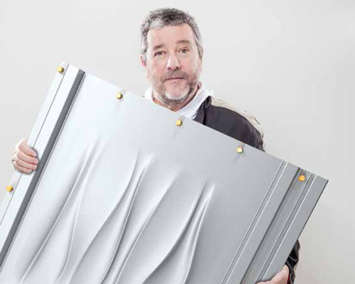 philippe starck teams up with bacacier for 3S metal cladding system