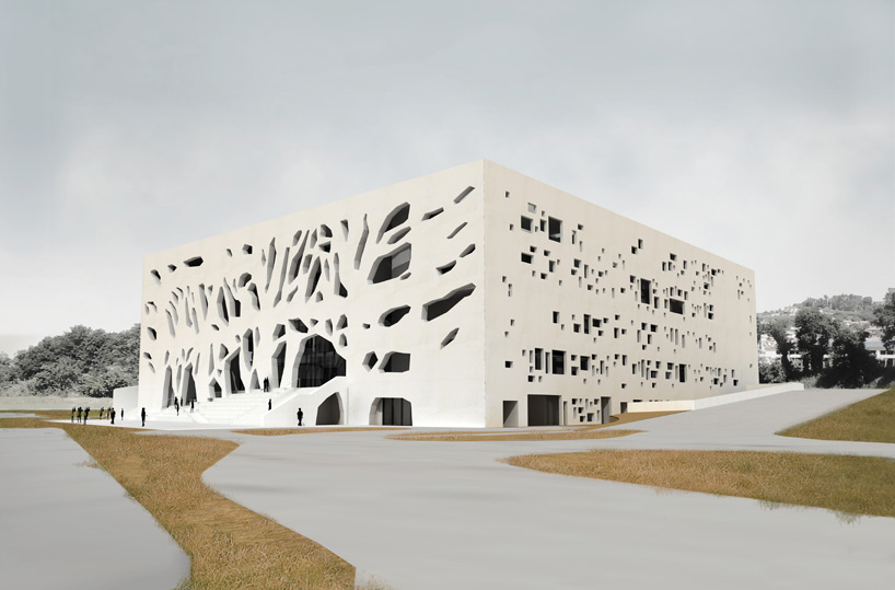 bernard tschumi's finalized design for ANIMA cultural center in italy