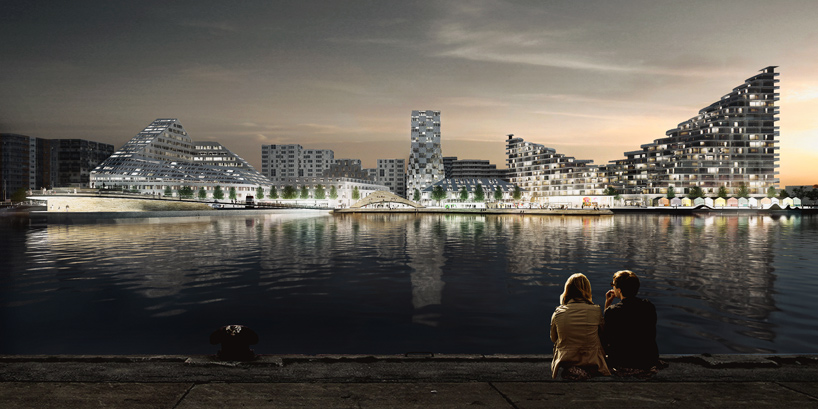 bjarke ingels reveals plans for aarhus island promenade