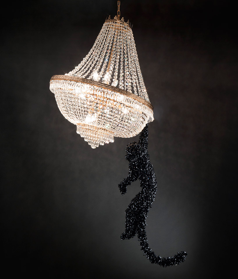 chandelier exhibition david gill galleries london zaha hadid fredrikson stallard campana brothers designboom