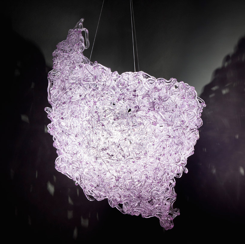 chandelier exhibition david gill galleries london zaha hadid fredrikson stallard campana brothers designboom