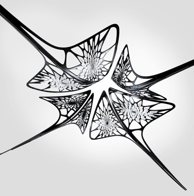 zaha hadid + barnaby barford among chandelier creators for david gill
