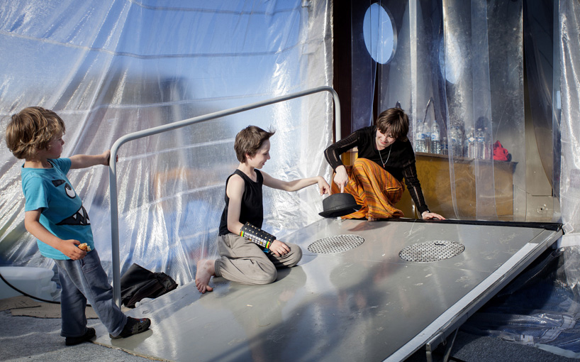 collectif de la meute raumlabor la bull d air inflatable structure france