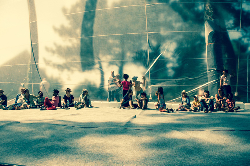 collectif de la meute raumlabor la bull d air inflatable structure france