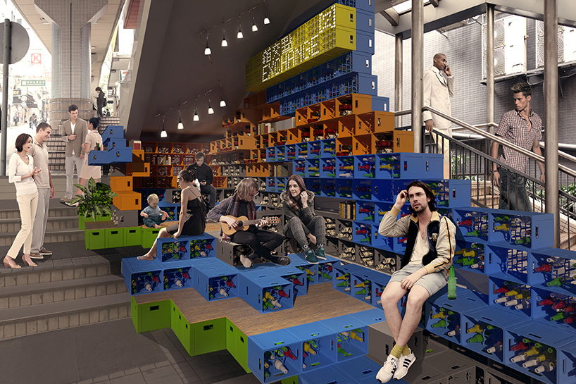 daydreamers design revitalizes longest escalator system in the world