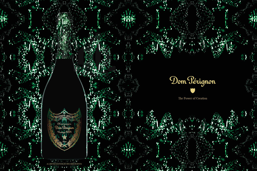 Dom Perignon - Champagne Vintage Limited Edition Iris Van Herpen 2004 0,75  lt. + Box - Enoteca Bevi Bene