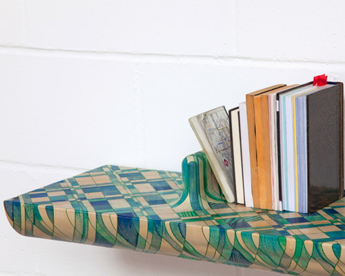 colorful endgrain furniture by raw-edges at brussels design september 
