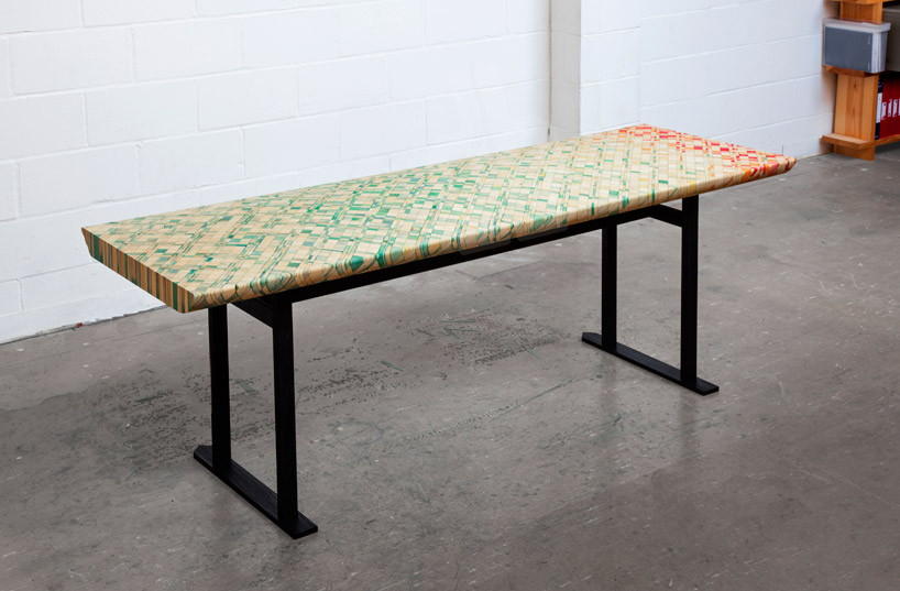 endgrain raw edges designboom