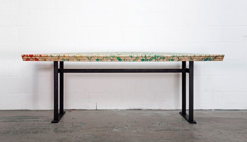 endgrain raw edges designboom
