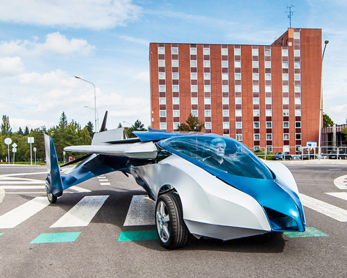 collapsible aeromobil 2.5 flying car successfully takes off