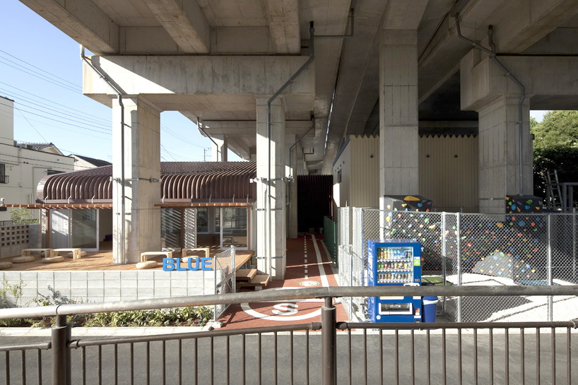 framedesign co blue tamagawa outdoor fitness club railway tokyo