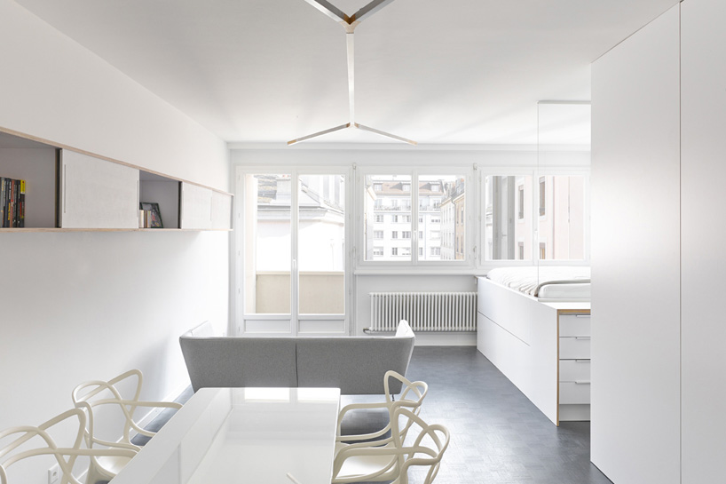 FREAKS freearchitects refurbishes swiss flat in geneva