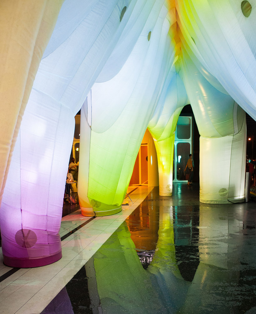 friendswithyou inflate light cave at the standard, high line in new york