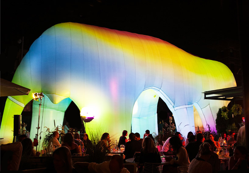 friendswithyou inflate light cave at the standard, high line in new york