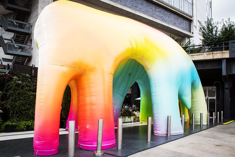 friendswithyou inflate light cave at the standard, high line in new york