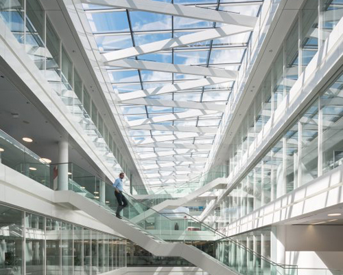 new trianel headquarters by gmp architekten opens in aachen