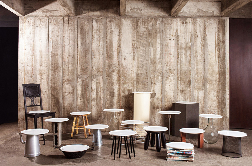 da mata's fauna collection explores the concept of the side table