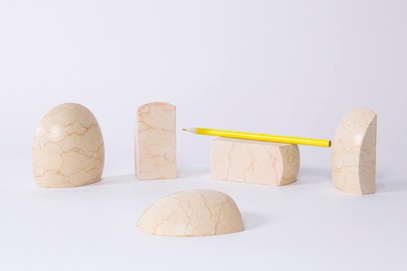 jinsik kim stone age sculpture stationery