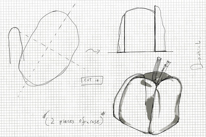 jinsik kim stone age sculpture stationery