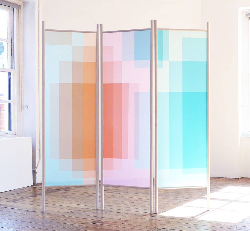 kim thome layers color and light at the aram gallery