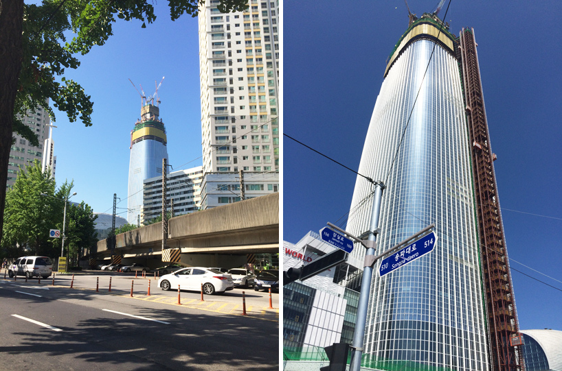 kohn pedersen fox KPF lotte world tower seoul korea designboom