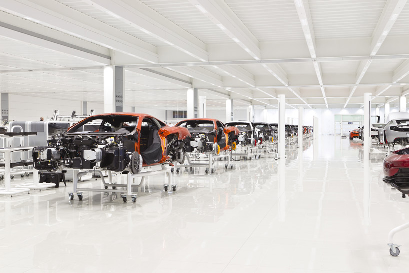 an inside look at McLaren automotive's production centre in woking, UK