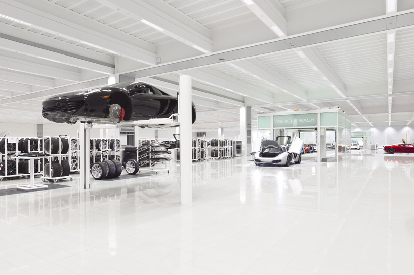 an inside look at McLaren production centre in woking, UK