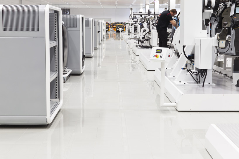 an inside look at McLaren automotive's production centre in woking, UK