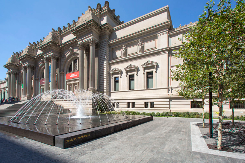 metropolitan museum david h. koch plaza OLIN new york designboom